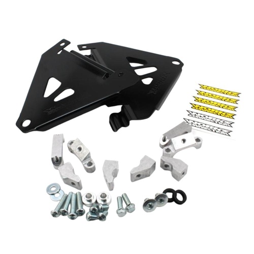 Works Connection Kawasaki KX 250 F 2017-2020 Black Radiator Braces