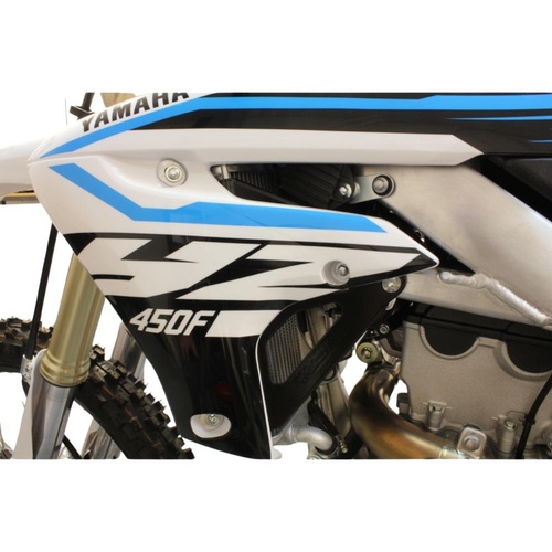 Works Connection Yamaha YZ 450 F 2018-2022 Black Radiator Braces