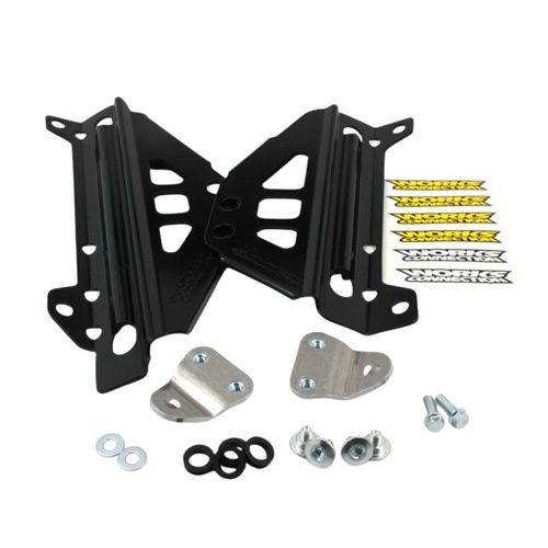 Works Connection Kawasaki KX 450 F 2012-2015 Black Radiator Braces