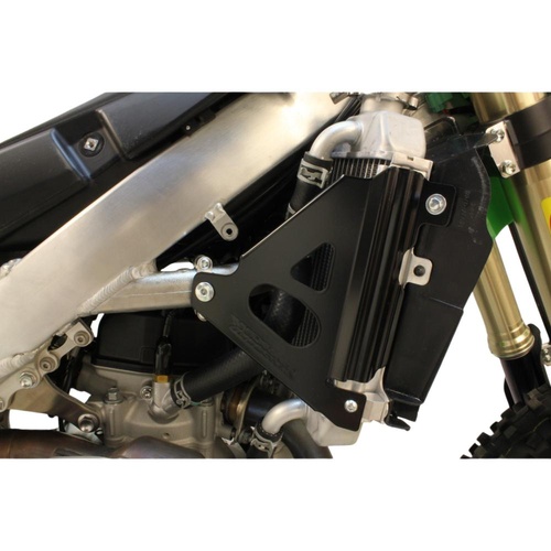Works Connection Kawasaki KX 250 X 2020-2024 Black Radiator Braces