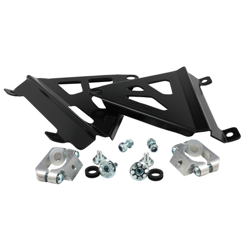 Works Connection Kawasaki KX 450 F 2024-2026 Black Radiator Braces