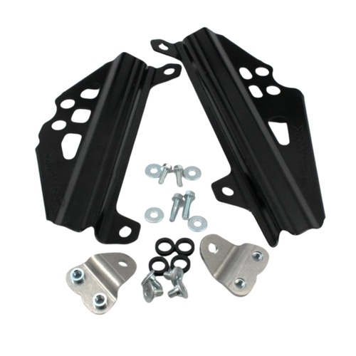 Works Connection Suzuki RM-Z 450 2018-2025 Black Radiator Braces