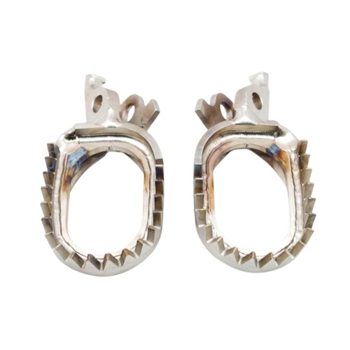 Works Connection Honda CRF 250 RWE 2025 Footpegs Pro Pegs Mud Titanium