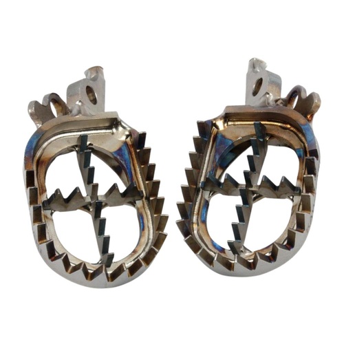 Works Connection Kawasaki Footpegs Pro Pegs Titanium