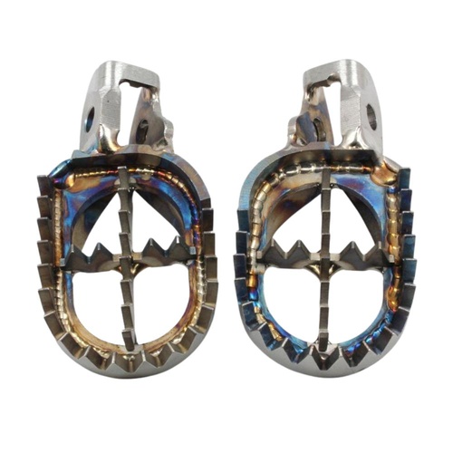 Works Connection Gas Gas Footpegs Pro Pegs Titanium