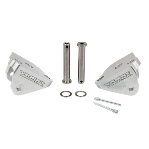 Works Connection Yamaha Footpeg Mounts Offset