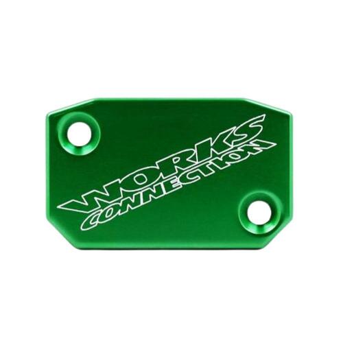 Works Connection Kawasaki Green Brake / Clutch Caps KX 450 F 2024 (21-068)