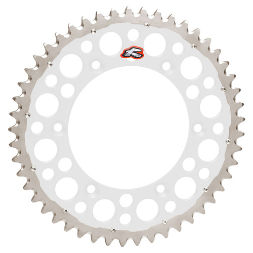 Renthal Twinring Triumph TF 250 X 2024 (47T) Silver Grooved Dirt Rear Sprocket