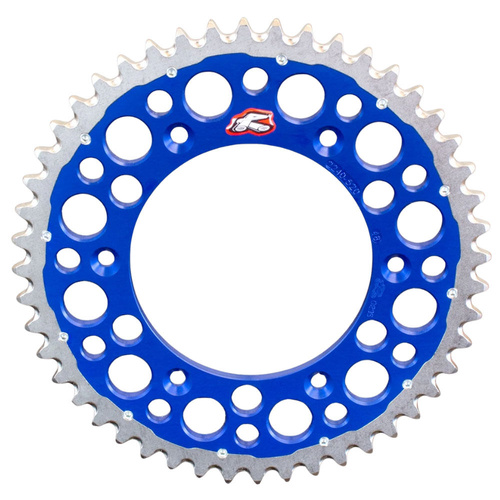 Renthal Blue Twinring Grooved Rear Sprocket (48T) (2240-520-48GPBU)