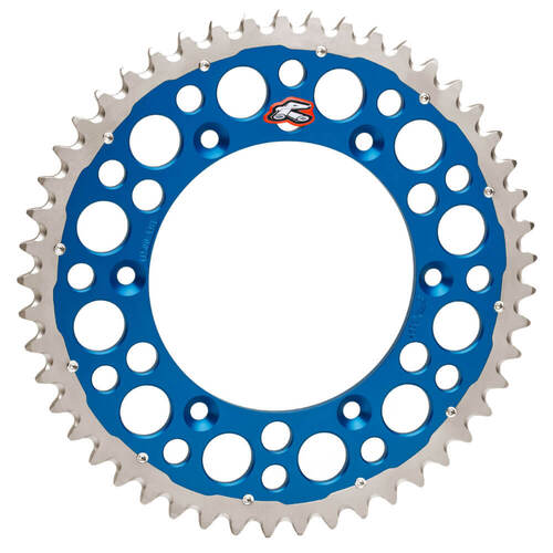 Renthal Twinring Gas Gas EC 125 2025 (48T) Blue Grooved Dirt Rear Sprocket