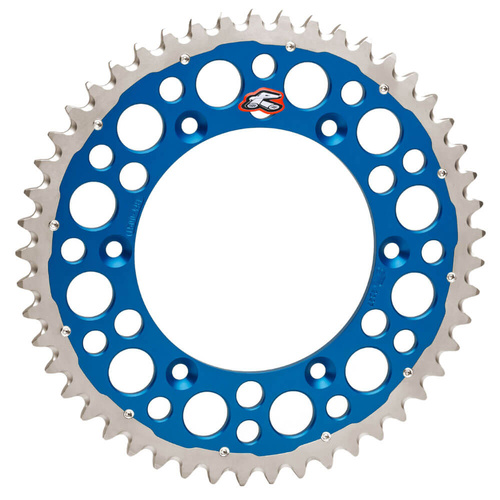 Renthal Twinring Triumph TF 250 X 2024 (48T) Blue Grooved Dirt Rear Sprocket