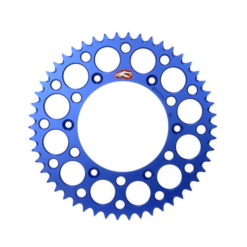 Renthal KTM 350 XC-F 2013-2025 (52T) Blue Ultralight Grooved Dirt Rear Sprocket