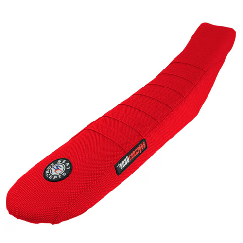 Seat Concepts Honda CRF 450 RWE 2021-2026 Red/Red Ribs Seat Cover Race 2.0