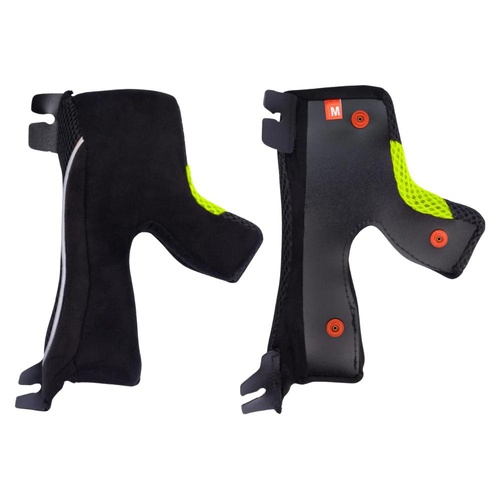 FXR Black Clutch/Clutch X Helmet Cheek Pads 23 (XL)