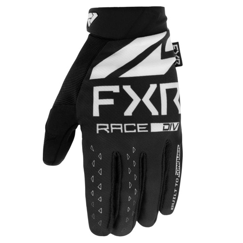 FXR Black/White Kids Reflex MX Glove (M)