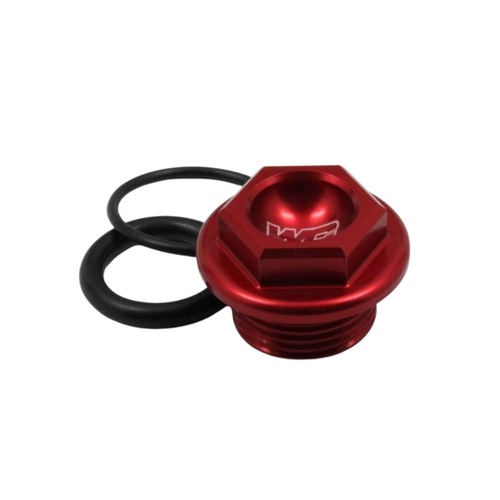 Works Connection Suzuki RM-Z 450 2005-2025 Red Oil Fill Plugs