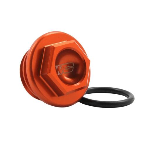 Works Connection Husqvarna Orange Oil Fill Plugs FC 450 ROCKSTAR EDITION 2018-2024
