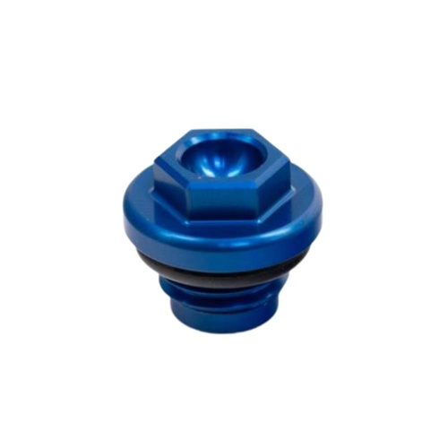 Works Connection Honda CRF 250 RWE 2025 Blue Oil Fill Plugs