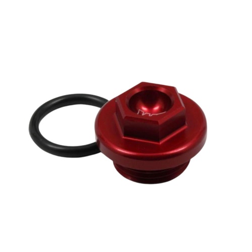 Works Connection Kawasaki KX 450 SR 2022-2023 Red Oil Fill Plugs