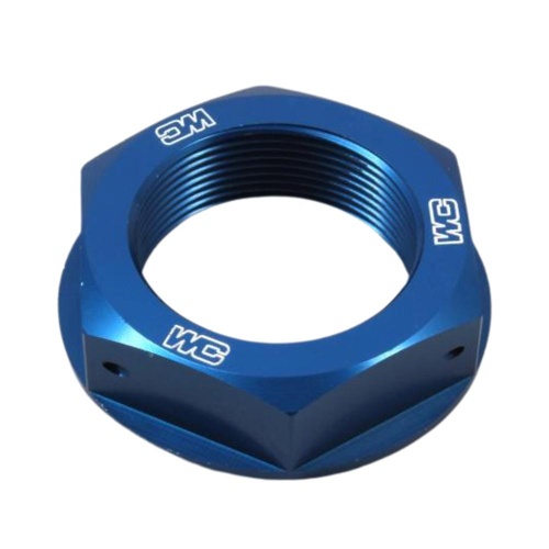 Works Connection Suzuki RMX 450 2010 Blue Steering Stem Nut