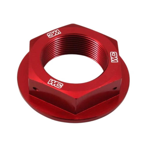 Works Connection Yamaha WR 250 F 2001-2009 Red Steering Stem Nut
