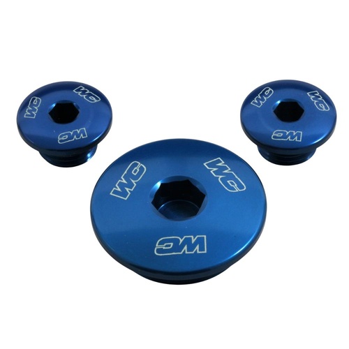 Works Connection Honda CRF 250 X 2012-2013 Blue Engine Plug