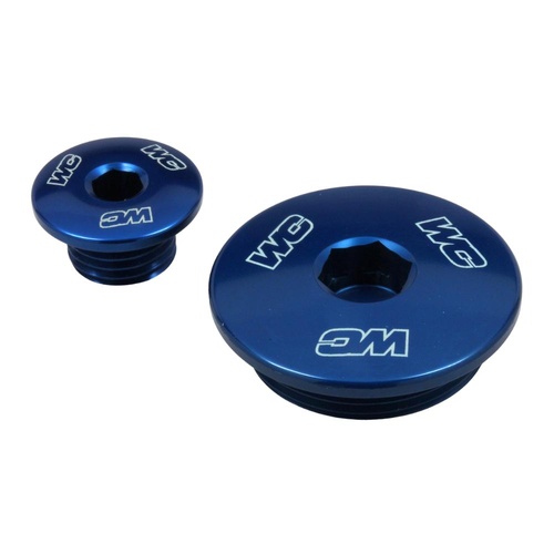 Works Connection Honda CRF 150 R 2007-2025 Blue Engine Plug