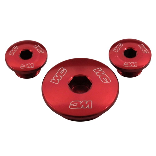 Works Connection Honda CRF 250 X 2012-2013 Red Engine Plug