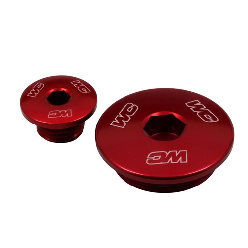 Works Connection Honda CRF 450 R 2002-2016 Red Engine Plug