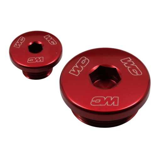 Works Connection Kawasaki KX 250 F 2004-2010 Red Engine Plug
