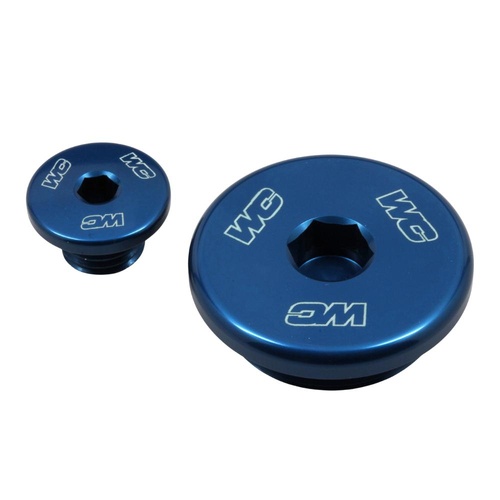 Works Connection Kawasaki KX 450 F 2006-2008 Blue Engine Plug