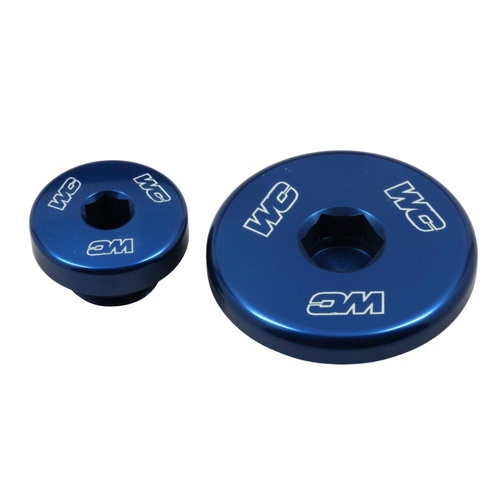 Works Connection Yamaha YFZ 450 2004-2009 Blue Engine Plug