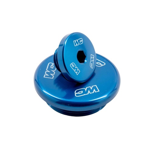 Works Connection Kawasaki KFX 450 2008-2015 Blue Engine Plug