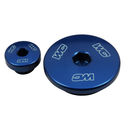 Works Connection Yamaha YFZ 450 2009-2025 Blue Engine Plug