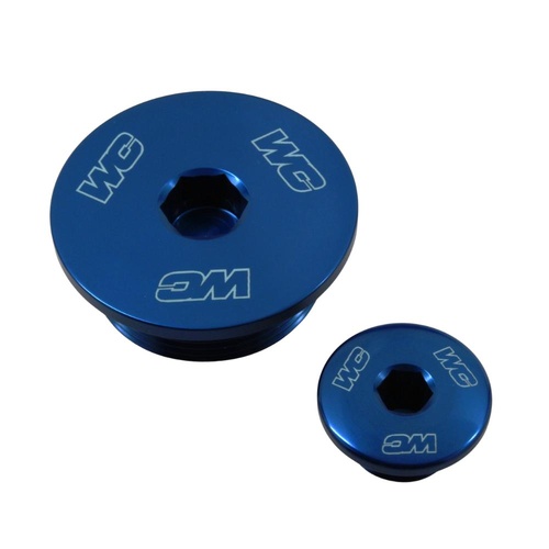 Works Connection Honda CRF 250 RX 2019-2025 Blue Engine Plug