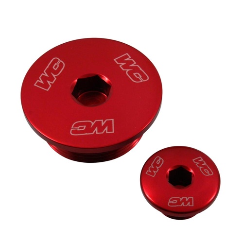 Works Connection Honda CRF 250 R 2018-2025 Red Engine Plug