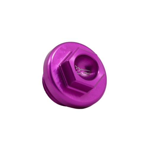Works Connection Kawasaki KX 250 X 2020-2025 Purple Oil Fill Plugs