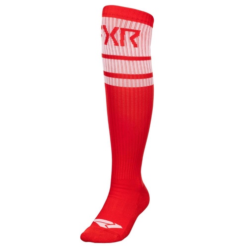 FXR Red/White Moto Sock (O/S)