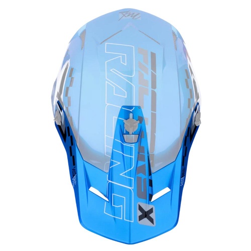 FXR Blue Clutch Race Div Helmet Peak 26 (OS)
