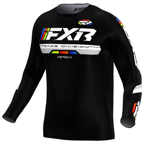 FXR Black Apex MX Jersey (S)