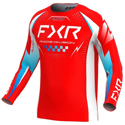 FXR Red/Blue/White Clutch Pro MX Jersey (L)