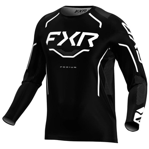 FXR Black/White Podium Relay MX Jersey (M)