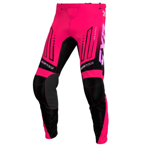 FXR Razz/Black/Pink Kids Clutch MX Pants (04)