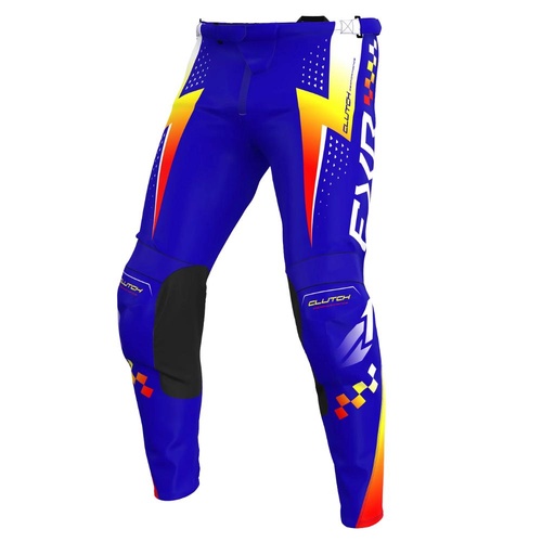 FXR Royal/Yellow/Red Clutch Pro MX Pants (30)