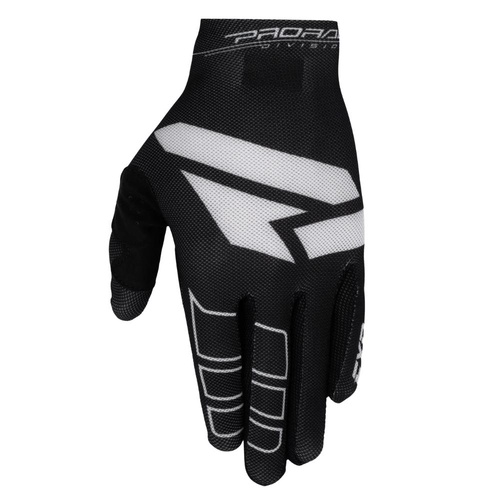 FXR Black/White Pro-Fit Air MX Glove (2XL)