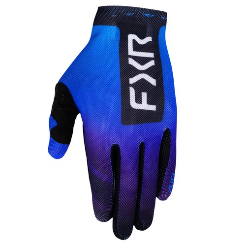 FXR Black/Purple/Blue Pro-Fit Air MX Glove (L)