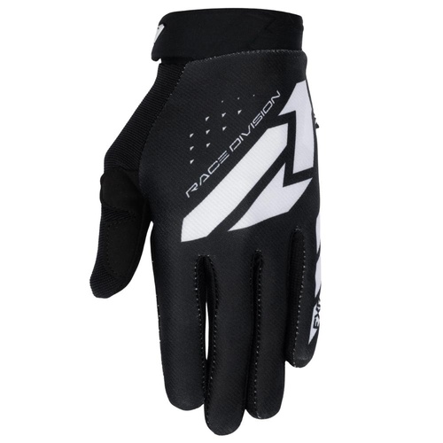 FXR Black/White Reflex MX Glove (M)