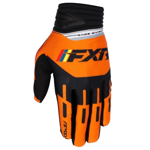 FXR Orange/Black Apex MX Glove (L)