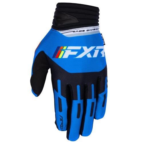 FXR Blue/Black Apex MX Glove (L)