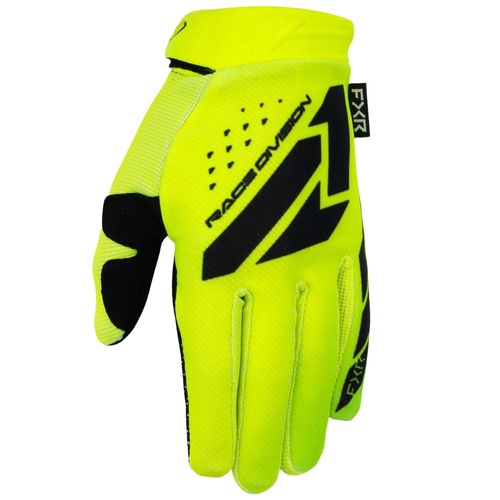 FXR HiVis/Black Kids Reflex MX Glove (S)